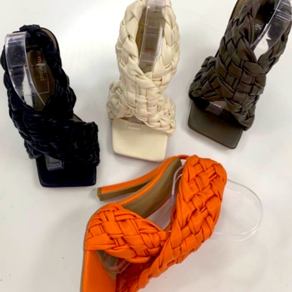 Woven heels